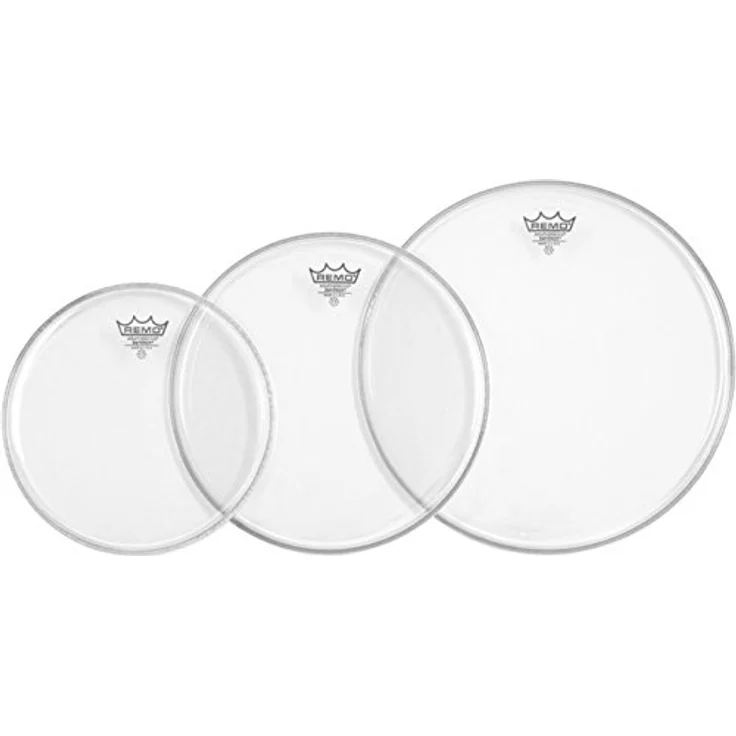 Remo PP-0982-BE Emperor Clear, Doppellagiger Schlagzeugfelle Satz für Tom Tom, 10", 12", 14" klar – Bild 2