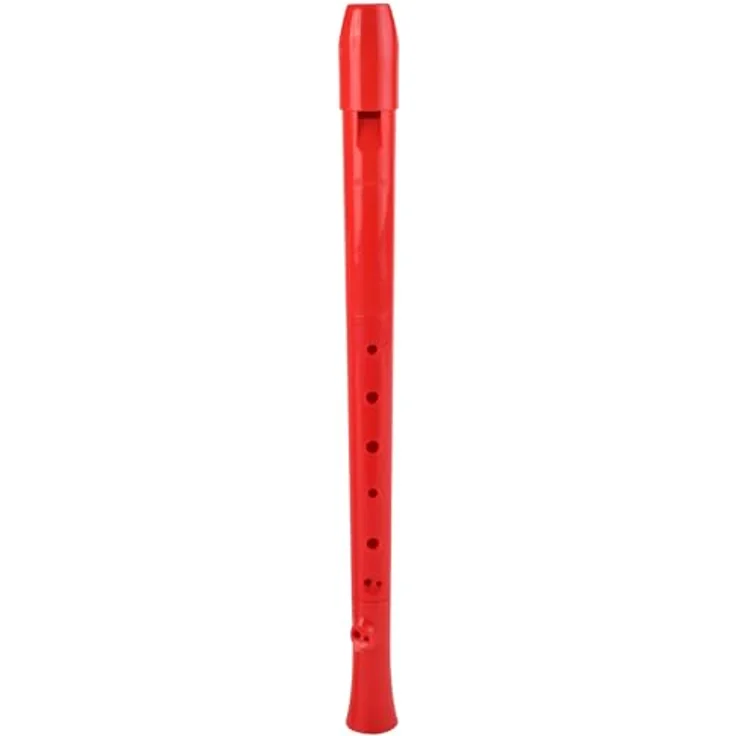 pBone music Pcorder Baroque, Sopran Blockflöte in C mit barocker Griffweise, rot – Bild 6