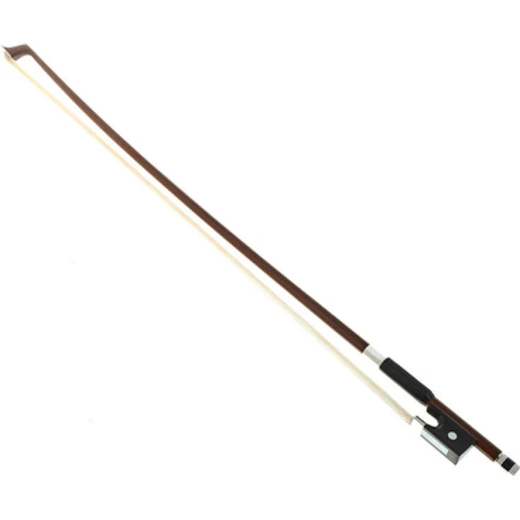 Dörfler D6 Violin Bow 4/4, Geigenbogen aus Massaranduba mit Ebenholzfrosch und Drahtbewicklung, Made in Germany