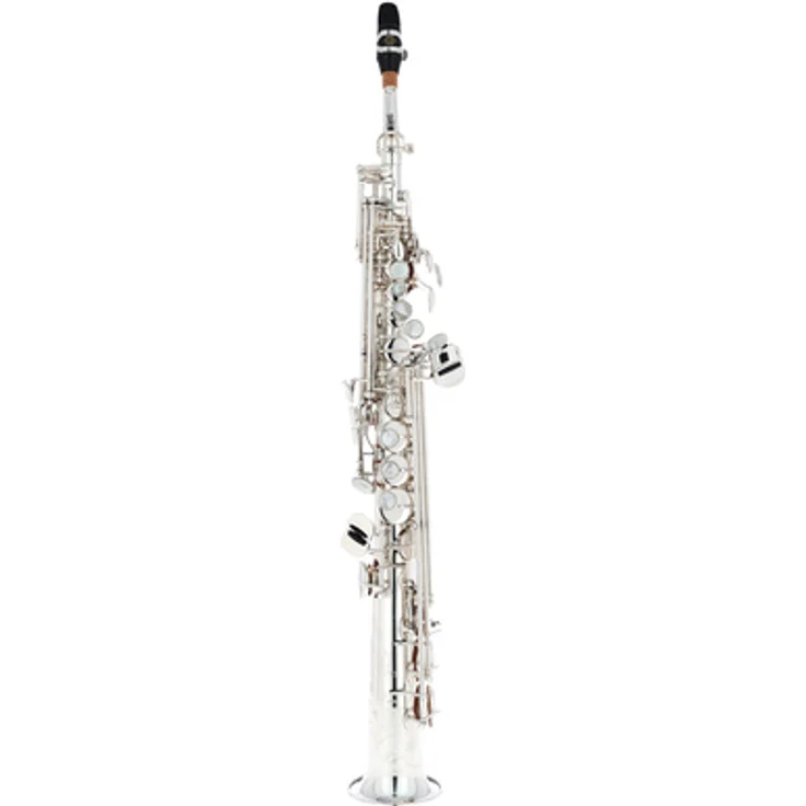Selmer SE-S3S Serie III Soprano Saxophon, Bb-Stimmung mit versilbertem Korpus, hoch G-Klappe, inkl. Mundstück und Koffer