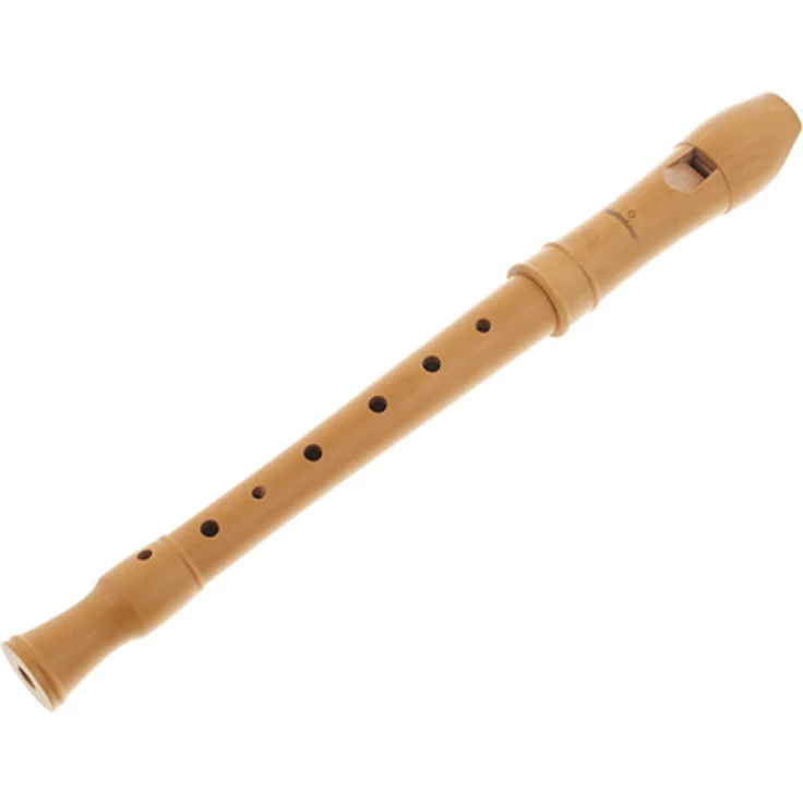 Mollenhauer 2156 Canta Soprano Recorder, Sopranblockflöte aus Birnbaum, deutsche Griffweise, inkl. Baumwolltasche – Bild 1