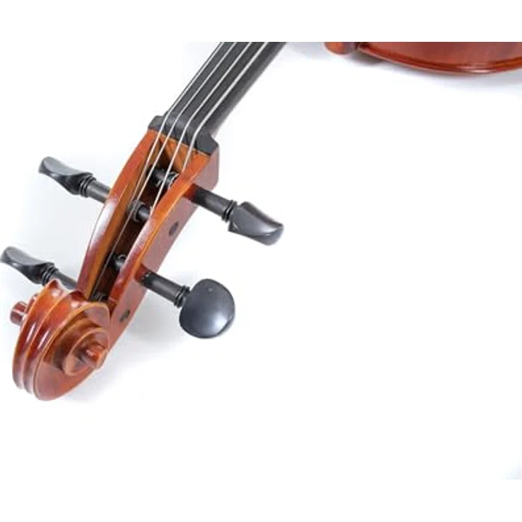 Gewa Ideale VC2 Celloset 3/4 CB, vollmassives Cello aus europäischem Holz, rot-braunen Naturharzlack, inkl. Carbonbogen und Rucksacktasche – Bild 4