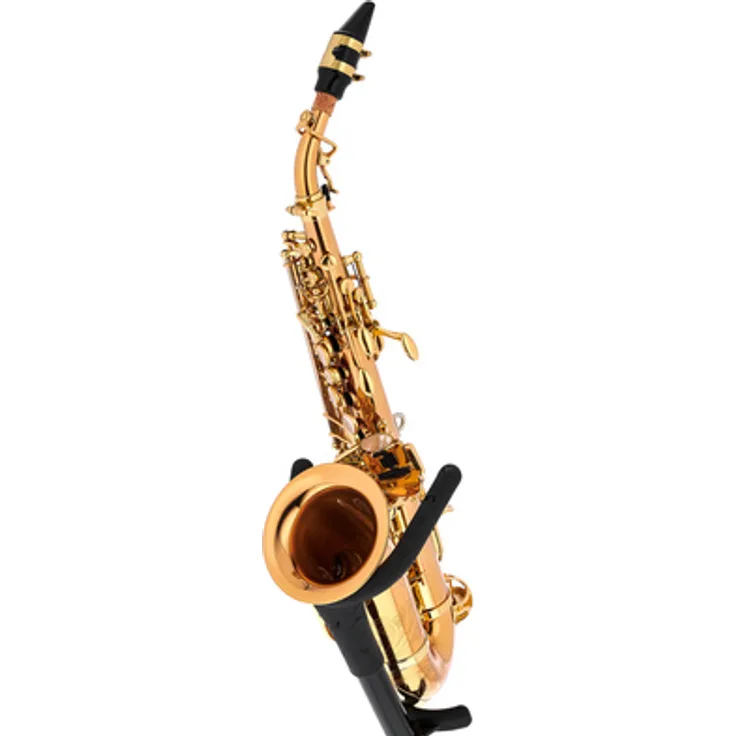 Yanagisawa SC-WO20 Curved Soprano Saxophon, Elite Modell aus Bronze mit Hoch F#-Klappe und handgraviertem Schallstück, inkl. Koffer und Mundstück