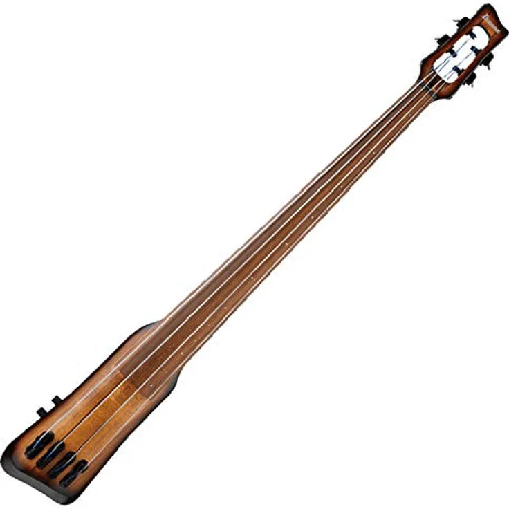 Ibanez UB804-MOB, Elektronischer Kontrabass aus Ahorn mit 5-teiligem Halls-Korpus, Mahogany Oil Burst Finish, aktiver Klangregelung und inklusive Tama Roadpro Ständer und Gig Bag – Bild 4