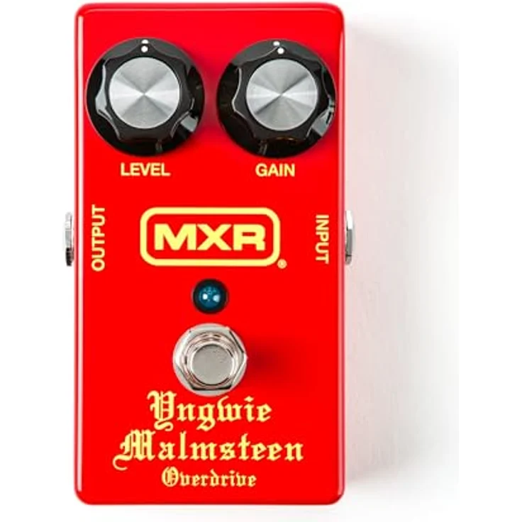 MXR Yngwie Malmsteen Overdrive Red, Signature Overdrive Effekt Pedal für blitzschnelle Arpeggios, rot – Bild 1
