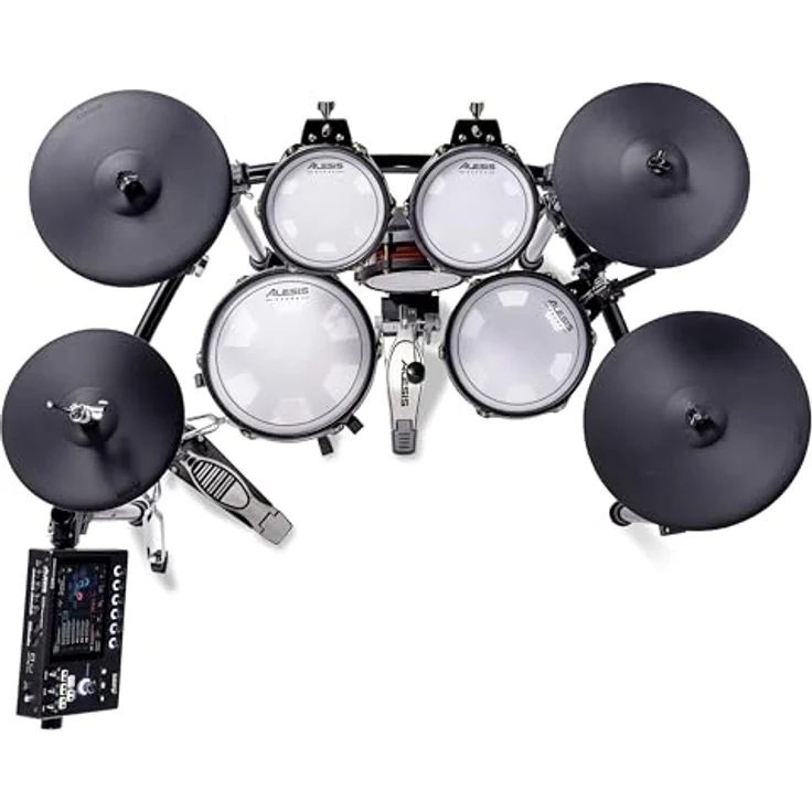 Alesis Strata Core E-Drum Kit, professionelles E-Drum Set mit 7" Touch Display, BFD3 Sound Engine, 370 Kit Pieces, Mesh-Pads und 25 GB Speicher – Bild 8