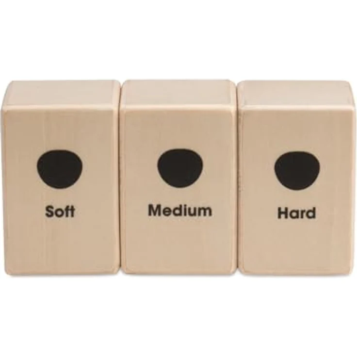 Sela SE 108 Mini Cajon Shaker Set, Percussion Instrument mit klaren Klang, Ahornkorpus, Farben: rot / grün / blau – Bild 5
