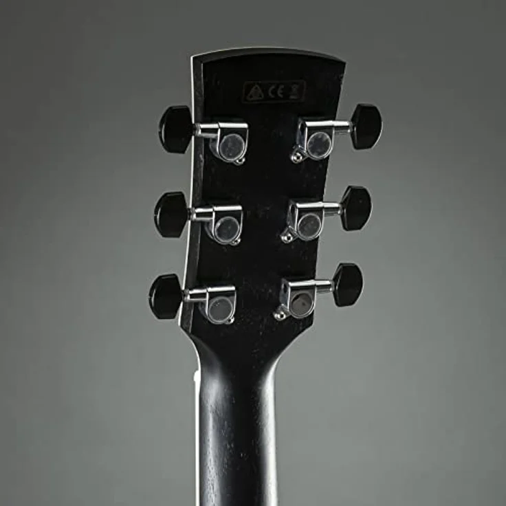 Ibanez AW84CE-WK Artwood, Westerngitarre mit Cutaway, massiver Okume Decke, Fishman Pickup, Weathered Black – Bild 5