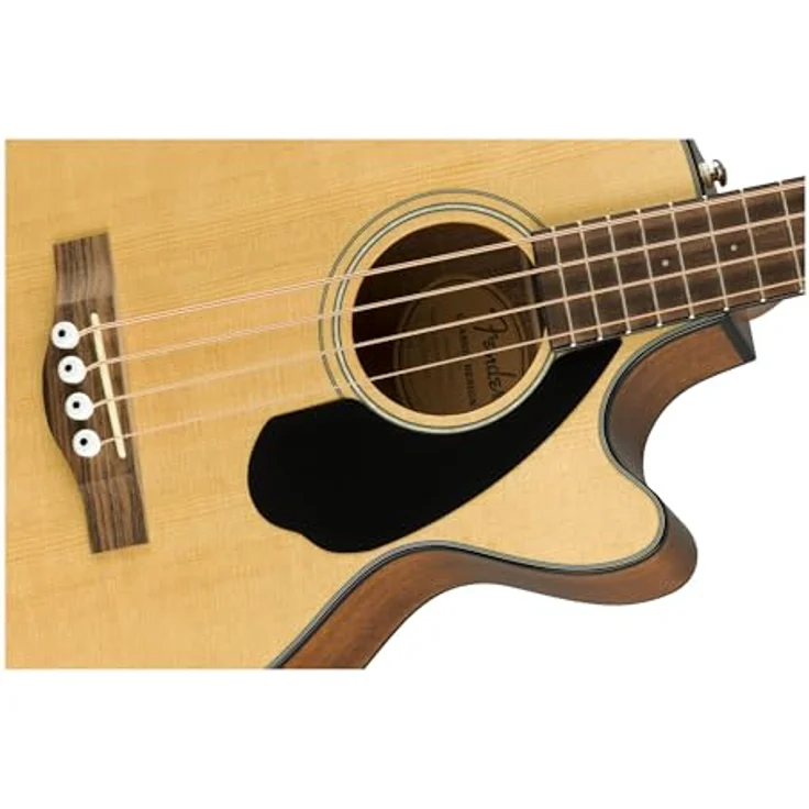 Fender CB-60SCE A-Bass, Akustikbass mit massiver Fichten-Decke, Mahagoni-Korpus, Fishman Preamp, Naturfinish – Bild 5