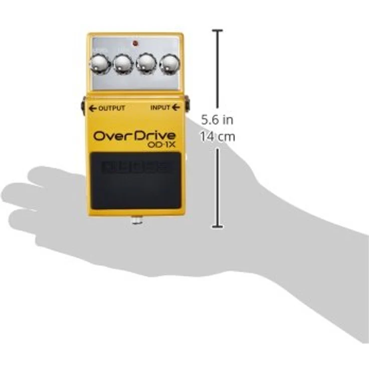 BOSS OD-1X Overdrive Guitar Pedal, Special Edition mit Multi-Dimensional Processing-Technologie und chromatischem Design – Bild 3