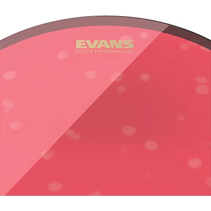 Evans 13" Hydraulic Red Tom Fell, ölgefüllt, zweilagig, kurzer Sustain, für Rock-Fusion, rot – Bild 2