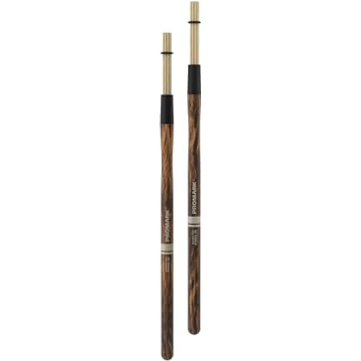 Pro Mark PMHRB 2B Hybrid Rods, Bambus Drumsticks mit FireGrain-Griff und anpassbarem Ring, geringe Lautstärke, 408,3 mm Länge, 15,9 mm Durchmesser – Bild 3