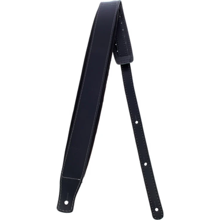Harley Benton Gitarrengurt Padded Schwarz, 7,5 cm breit, verstellbar von 114 cm bis 150 cm, made in Europe