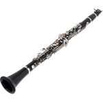 Schreiber D-51 Bb-Clarinet, Oehler System mit 24 Klappen und 5 Ringen, aus Grenadillholz, versilberte Klappen, inkl. Luxuskoffer und Zubehör, made in Germany