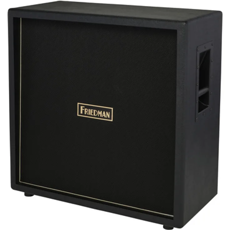 Friedman 412 Black, E-Gitarren Lautsprecherbox mit 2 x 12" Celestion Greenback & 2 x 12" Celestion Vintage 30, 100 Watt, schwarz