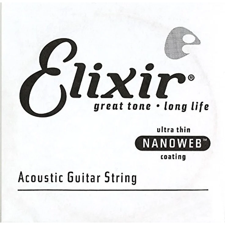 Elixir .052 Western Guitar, Einzelsaite aus Bronze mit Nanoweb Beschichtung, langlebiger Klangqualität – Bild 2