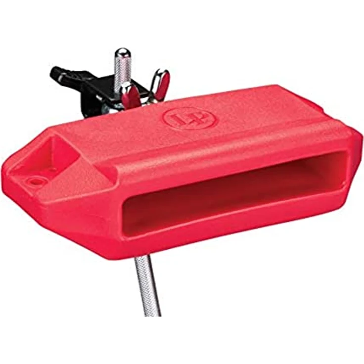 LP 1207 Jam Block, Percussion mit mittlerer Tonhöhe, rot, inklusive Halteklammer aus Kunststoff Jenigor – Bild 4