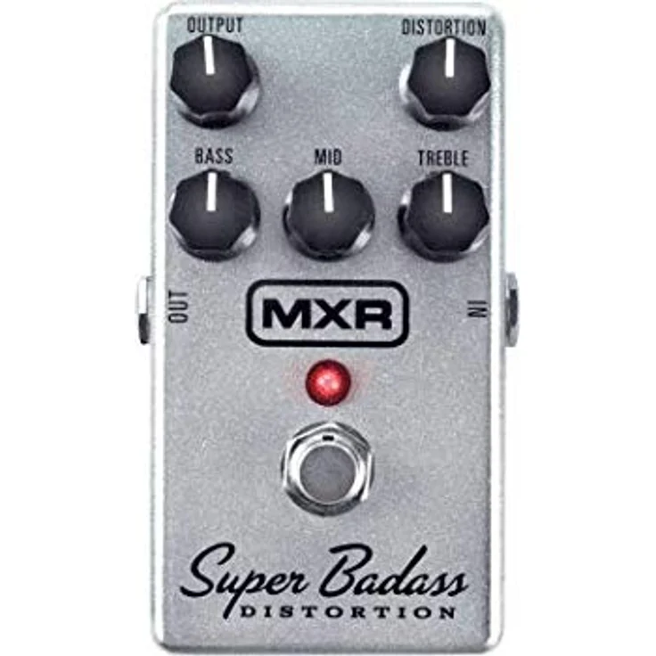 MXR 75 Super Badass Distortion, Analoges Distortion Pedal für E-Gitarre mit Regler für Output, Distortion, Bass, Mitten und Höhen, True Bypass und stabiles Metallgehäuse – Bild 2