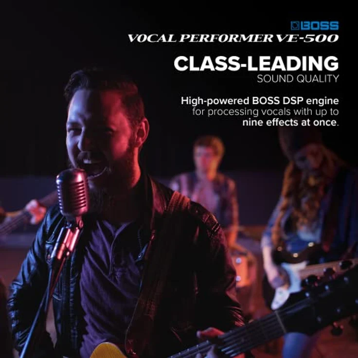 BOSS VE-500 Vocal Performer, Modernes Vocal-Multieffektgerät mit Auto-Harmonie, Tonhöhenkorrektur und Gitarreneingang für singende Gitarristen – Bild 4