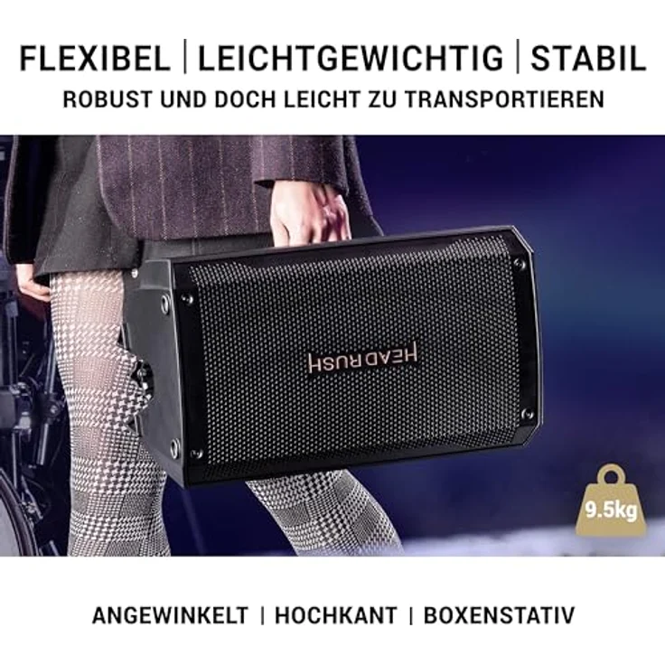 HeadRush FRFR108 MKII, 2000W E-Gitarren- und Bassverstärker mit 8" Fullrange-Lautsprecher, Bluetooth 5.0 und linearem Frequenzgang – Bild 4