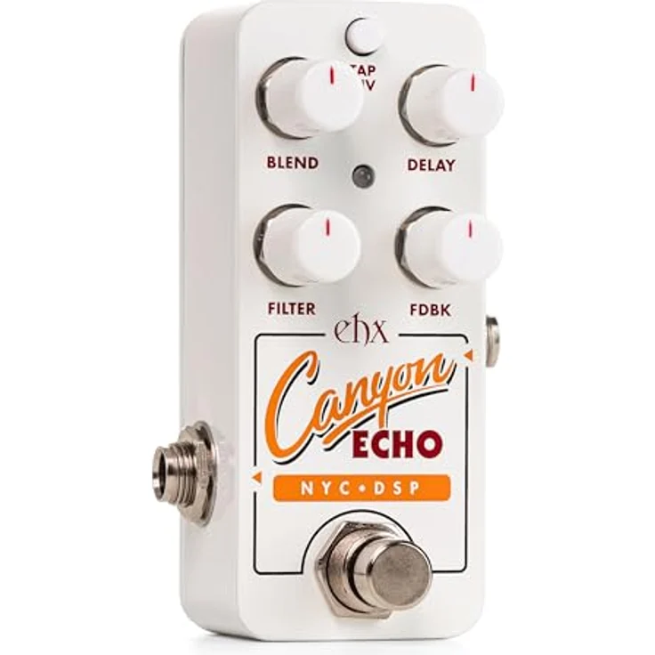 Electro Harmonix Pico Canyon Echo Digital Delay, Effektpedal für E-Gitarre mit Tap Tempo und wählbarem Tails-Bypass – Bild 3