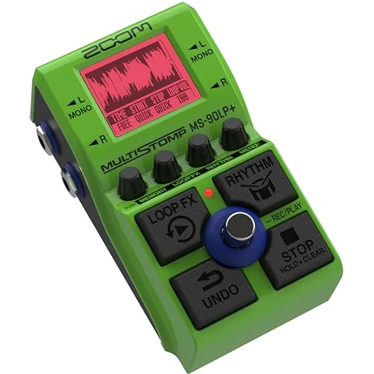 Zoom MS-90LP+ Looper Pedal für Gitarre und Bass, 32-Bit Float, 100 Loops, 90 Minuten pro Loop, 13 Stunden Aufnahme, Effektvielfalt mit MIDI- und USB-Konnektivität – Bild 5
