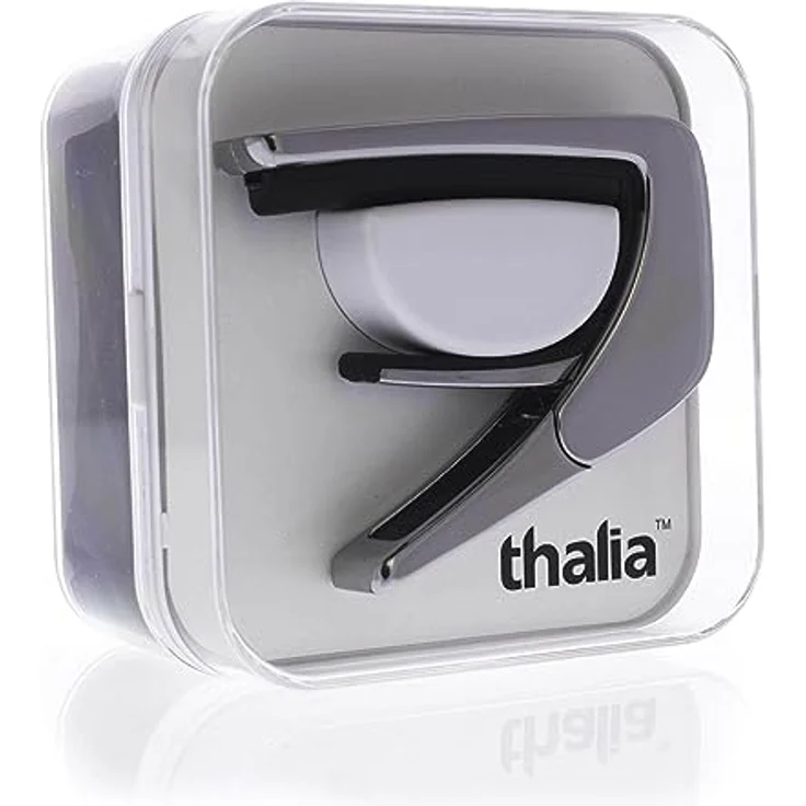 Thalia Capo Wood Collect, Kapodaster aus Santos Rosewood mit Chrome Finish, ein-Hand-Bedienung, austauschbare Fretpads – Bild 2