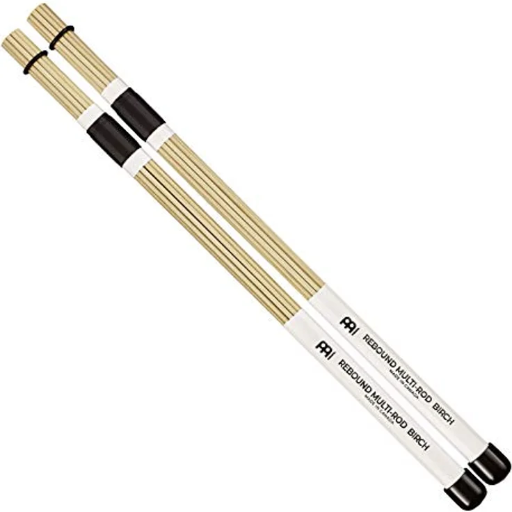 Meinl SB208 Multi-Rod Birch, Drumsticks aus Birke mit Schaumstoffkern, 16,5 mm Durchmesser, 40,1 cm lang, verstellbare Gummiringe zur Soundanpassung – Bild 1