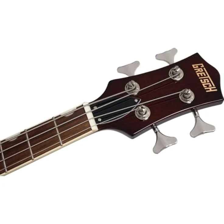 Gretsch Streamliner Jet Club Bass HVNA BRST, E-Bass mit Nato Korpus, Havana Burst, Single-Coil Tonabnehmer und geschraubtem Hals – Bild 6