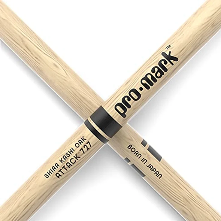 Pro Mark PW727N 727 C. Attack Oak Nylon, Drumsticks aus japanischem Eichenholz mit ovalem Nylonkopf, 41,3 cm, Durchmesser 1,35 cm – Bild 5