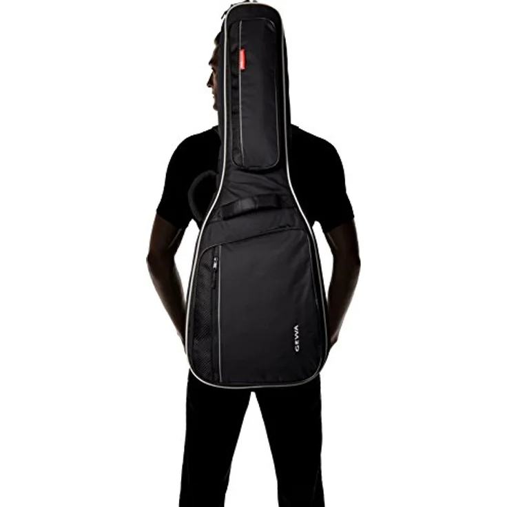 Gewa Acoustic Gigbag Premium 20, Westerngitarrentasche mit 20 mm Hochdichte Schaumstoffpolsterung, schwarz – Bild 6