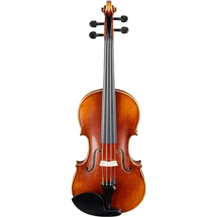 Yamaha V10 SG, 4/4 Violine im Set mit Koffer und Bogen, massive Fichtendecke und flammender Ahornboden, handgefertigte Öl-Lackierung, Ebenholzgriffbrett – Bild 2