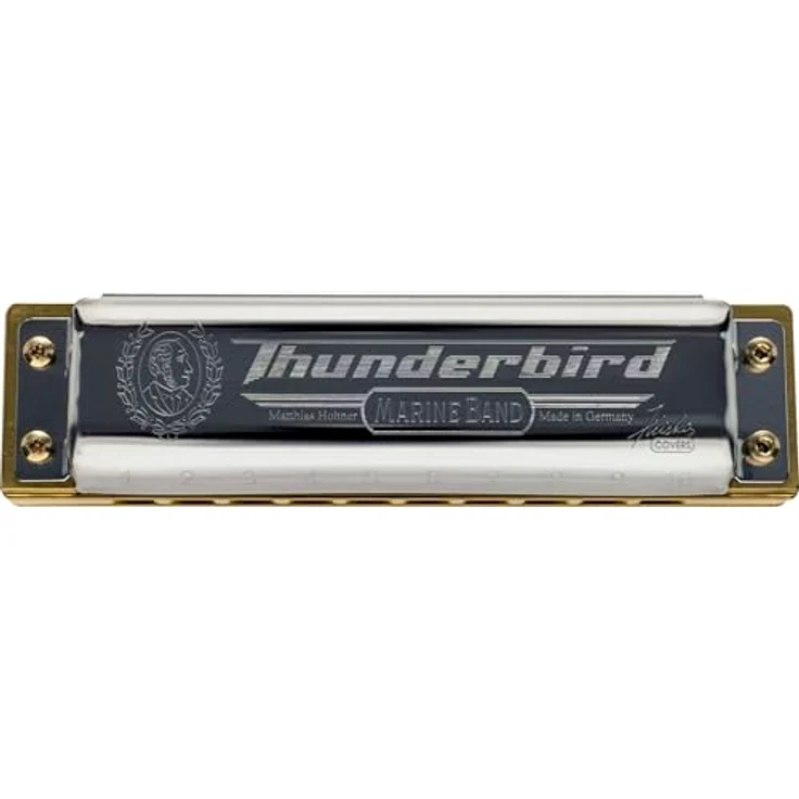 Hohner Marine Band Thunderbird Low D, Mundharmonika mit dreifach lackiertem Bambuskörper und neu entwickelten Stimmzungenprofilen für supertiefe Tonarten – Bild 2