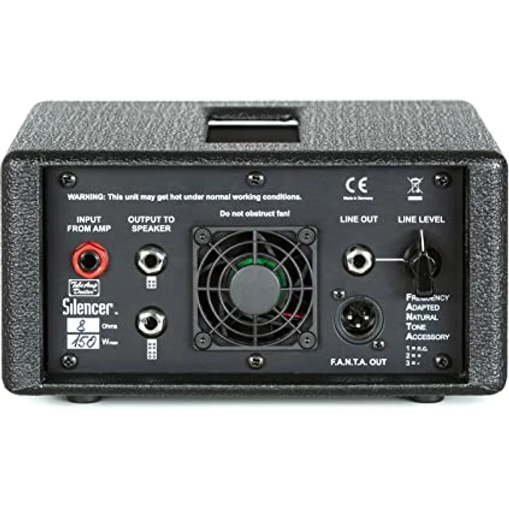 TAD Silencer 8 Ohms Black, Power Attenuator und Load Box mit BITE und PUNCH Boost-Schalter, schwarze Ausführung – Bild 2