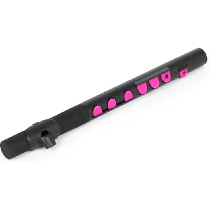 Nuvo TooT 2.0, Querflöte in schwarz-pink mit geradem Kopfstück und Silikonklappen – Bild 5