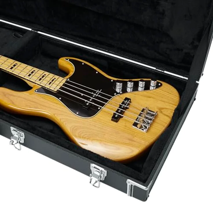 Gator Deluxe Case Bass, Koffer für Bassgitarren aus Sperrholz, außen Kunstleder, schwarz, 122,56 cm x 41,91 cm x 11,43 cm, 6,52 kg – Bild 9