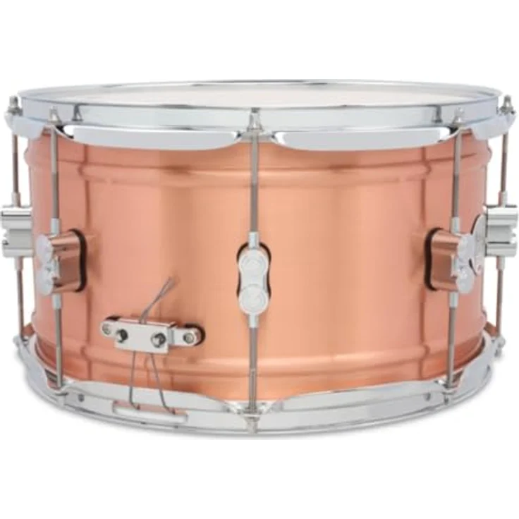 DW PDP 14"x08" Concept Copper, Snare Drum mit 1,2 mm Kupferkessel und Satin Brushed Copper Finish – Bild 3