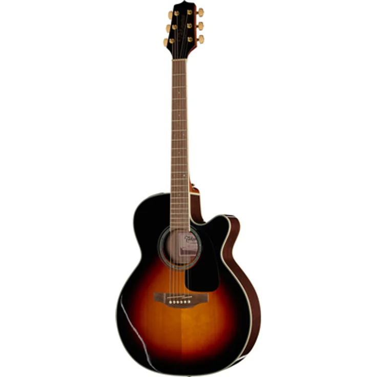 Takamine GN51CE-BSB-2 Westerngitarre, NEX Form, massive Fichtendecke, Walnuss Boden und Zargen, Mahagoni Hals, Ovangkol Griffbrett, Cutaway, Brown Sunburst Gloss, inkl. Takamine TP-4TD Preamp mit Stimmgerät