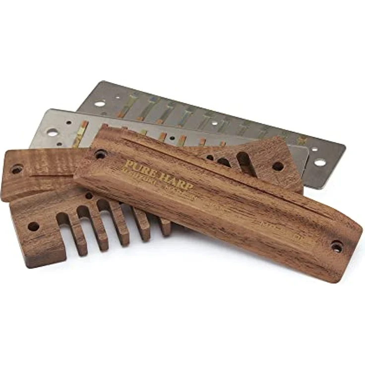 Suzuki Diatonic Harmonica PURE HARP MR-550H, Mundharmonika mit Holzgehäuse aus Hawaiian Koa für warmen Klang – Bild 2