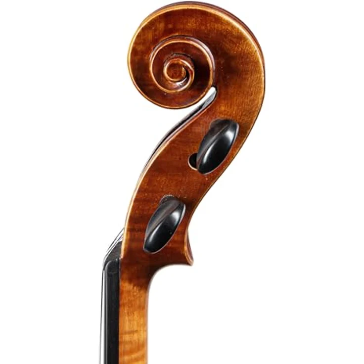 Yamaha V10 SG, 4/4 Violine im Set mit Koffer und Bogen, massive Fichtendecke und flammender Ahornboden, handgefertigte Öl-Lackierung, Ebenholzgriffbrett – Bild 6