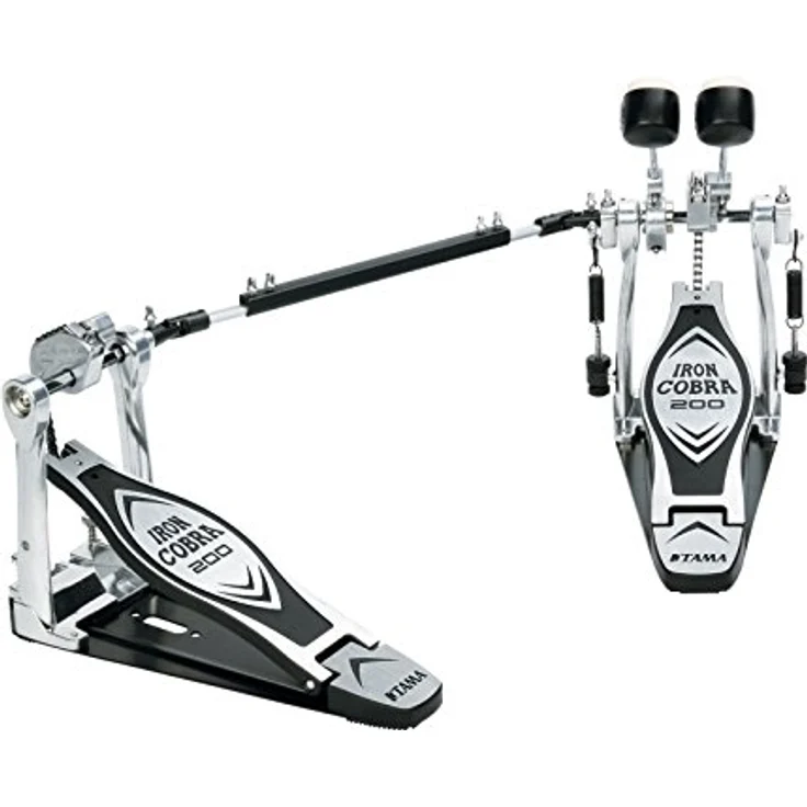TAMA HP200PTW, Doppelfußmaschine mit einstellbarem Beater-Winkel und Federspannung, Offset Umlenkrolle für optimale Übertragung – Bild 1
