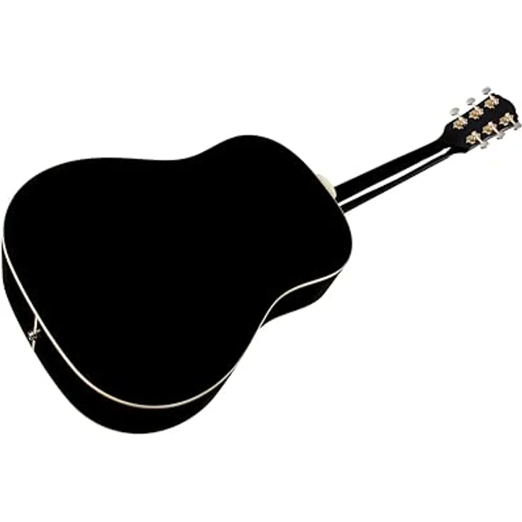 Guild DS-240E Black, Slope Shoulder Dreadnought Westerngitarre mit Sitka Fichte Decke und DeArmond Tonabnehmer, schwarz – Bild 4