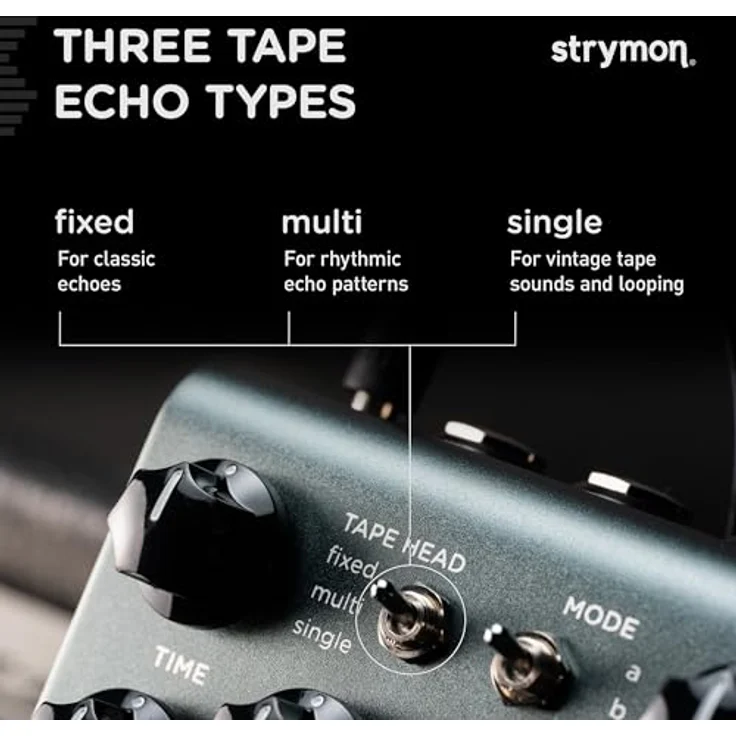 Strymon El Capistan V2, dTape Delay Effektpedal mit MIDI-Integration und Federhall, Made in USA – Bild 3