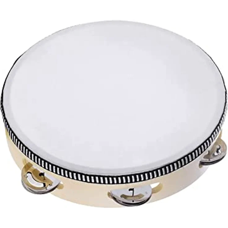 MIVIDE 3-teiliges Tambourin-Set, Holz Handtrommel für Erwachsene, mit 6 Zoll, 7 Zoll und 10 Zoll Durchmesser, hervorragender Klang und leicht spielbar – Bild 5