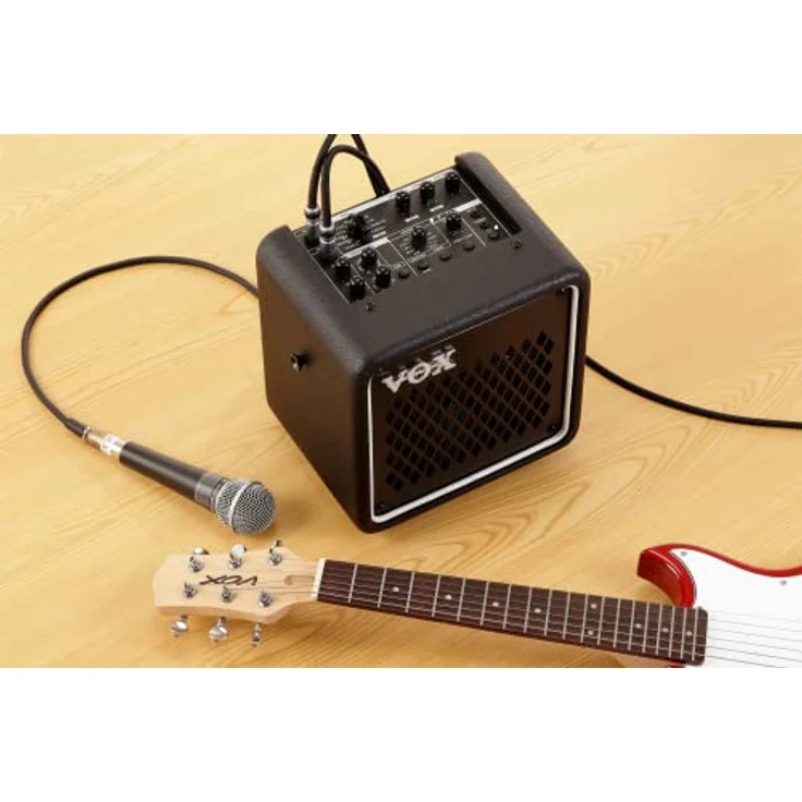 Vox Mini Go 3, Modelling Combo Verstärker für E-Gitarre mit 11 Verstärkermodellen, 8 Effekten und integrierter Rhythmussektion, 3 Watt, schwarz – Bild 6