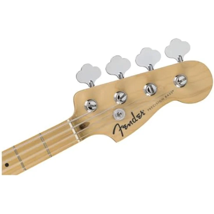 Fender Standard Precision Bass, E-Bassgitarre in Olympic White – Bild 4