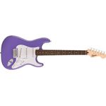 Fender Squier Sonic Stratocaster E-Gitarre, Ultraviolet, mit Lorbeer-Griffbrett und weißem Schlagbrett, Tremolo-Brücke mit 6 Saitenreitern