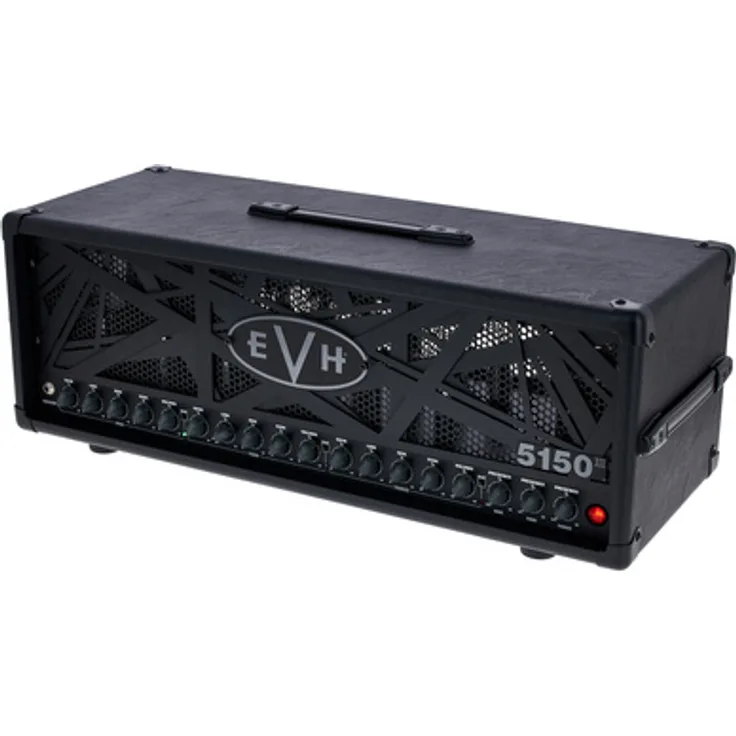 Evh 5150 III Stealth 100W Head, Röhrenverstärker mit 3 Kanälen, 8x JJ ECC83S Röhren, inklusive Fußschalter, Made in Mexico