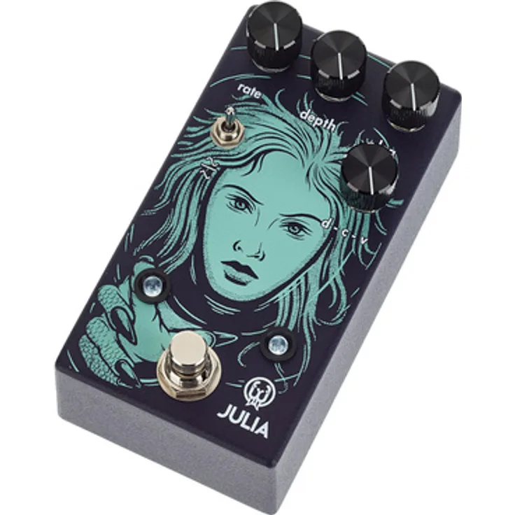 Walrus Audio Julia V2, Analoges Chorus/Vibrato Effektpedal mit Reglern für Rate, Depth, Lag und D-C-V