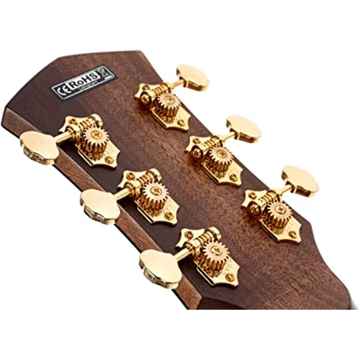 Cort Gold A6, Westerngitarre im Grand Auditorium Cutaway, massive Sitka-Fichten Decke, Mahagoni Boden & Zargen, Fishman Flex Blend, UV-Finish in Natur Hochglanz, inkl. Softcase – Bild 5
